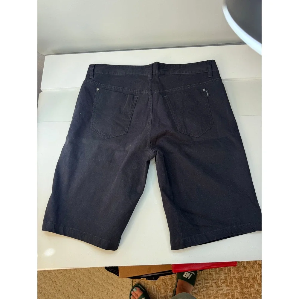 Oakley Mens Charcoal Regular Fit Stretch Cotton 5-Pocket Shorts Size 36‎ x 10